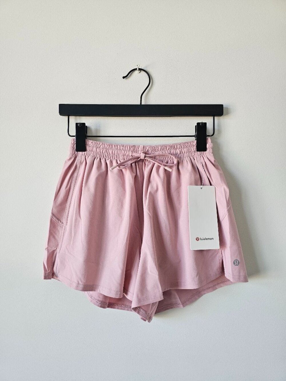 NWT LULULEMON PKHZ Pink Haze Pace Rival High Rise Short 3" Lined Size 4